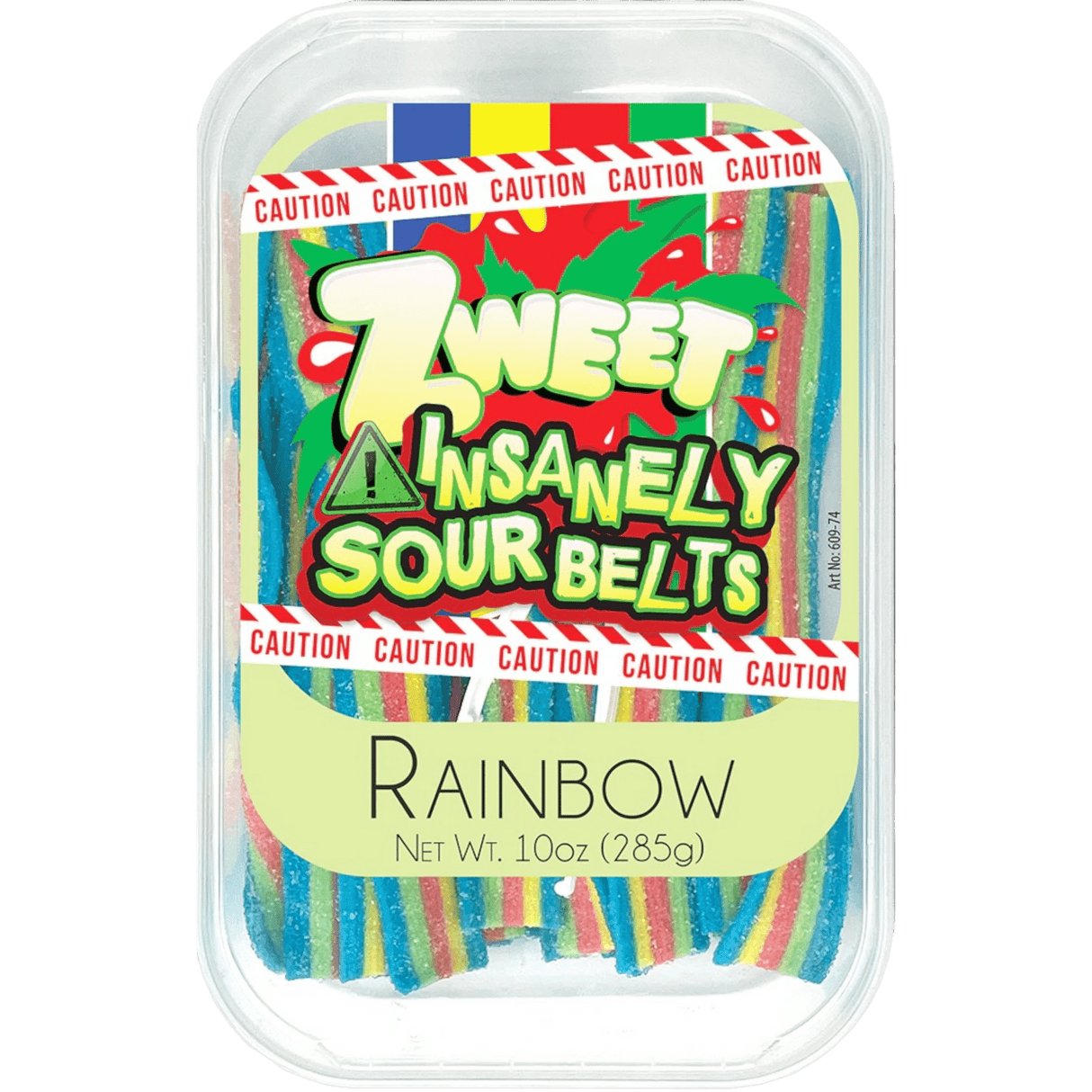 Zweet Insanely Sour Rainbow Belts - CrescentMarket