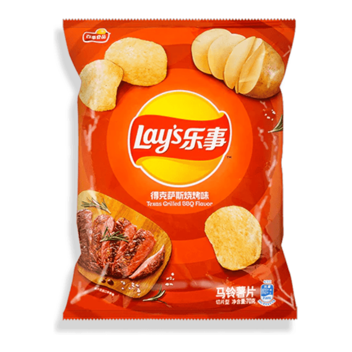 Lays Texas Grilled Bbq Chips - CrescentMarket