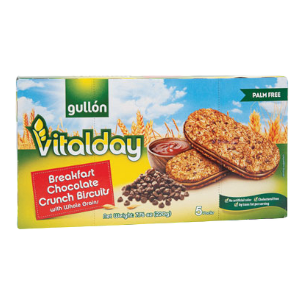 Gullon Vitalday Breakfast Chocolate Crunch Biscuits - CrescentMarket