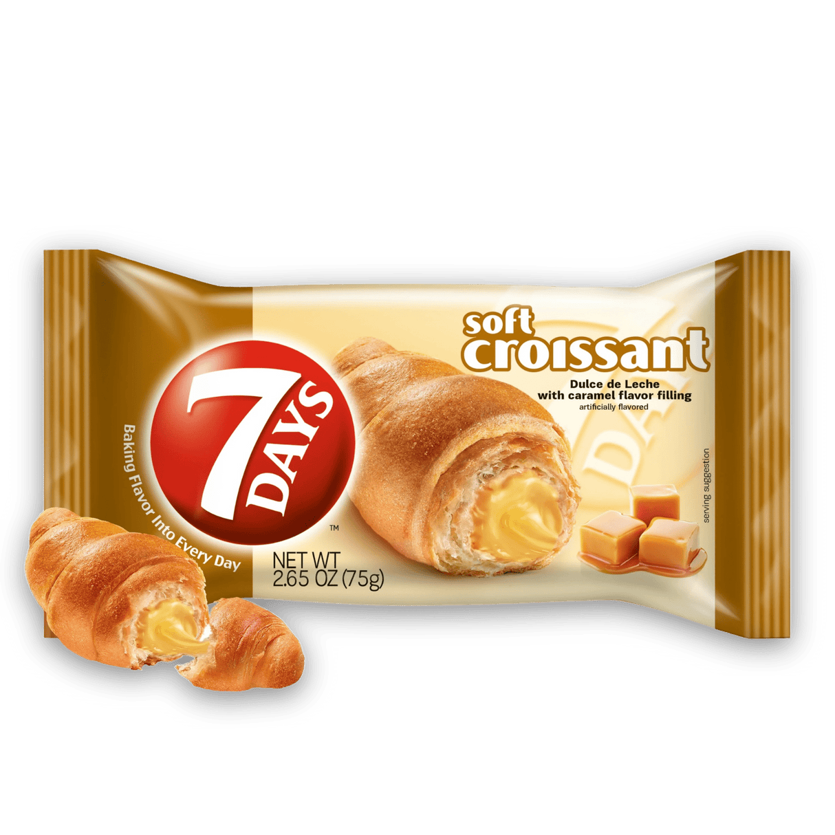 7-Days Soft Croissant Dulce De Leche 6ct - CrescentMarket
