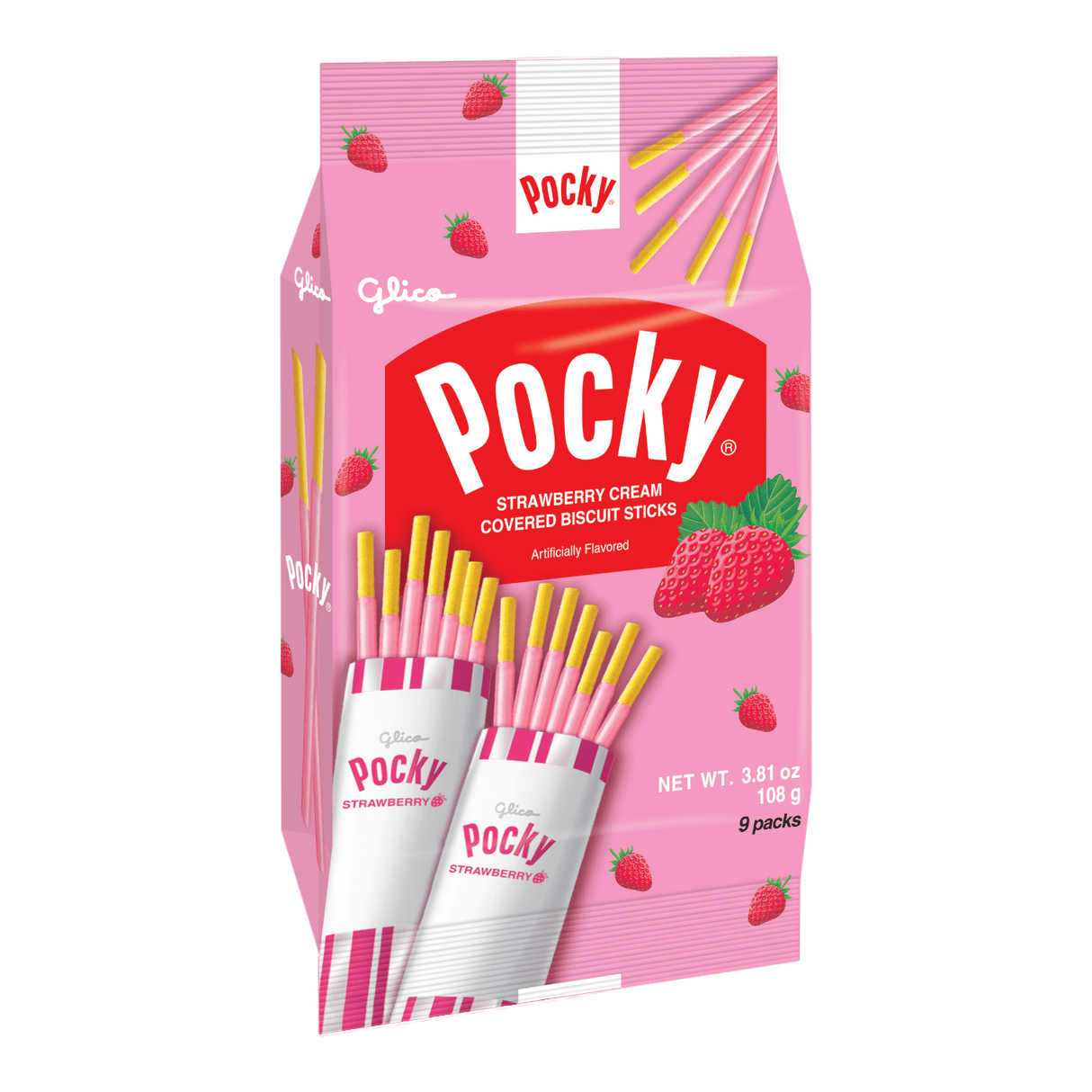 Pocky Strawberry Cookies Share Size (7x22g) - CrescentMarket