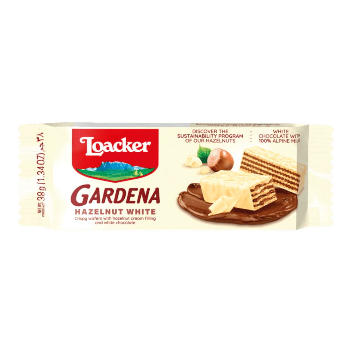 LOACKER Gardena White Hazelnut Wafers - CrescentMarket