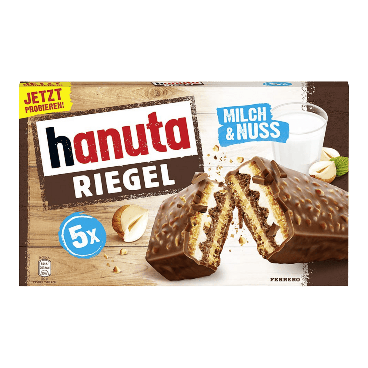 Hanuta Riegel 5-Pack (175g) - CrescentMarket