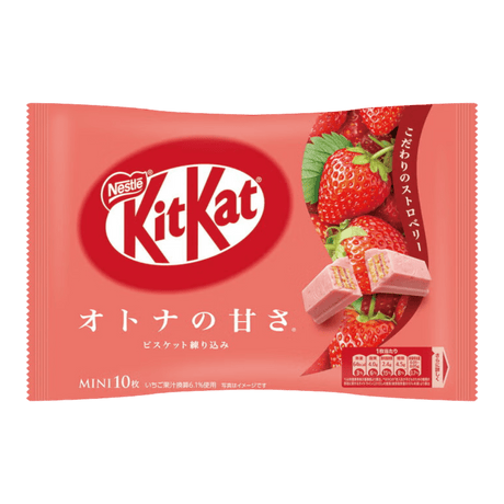 Nestle Japanese KitKat Minis Strawberry (124g) - CrescentMarket