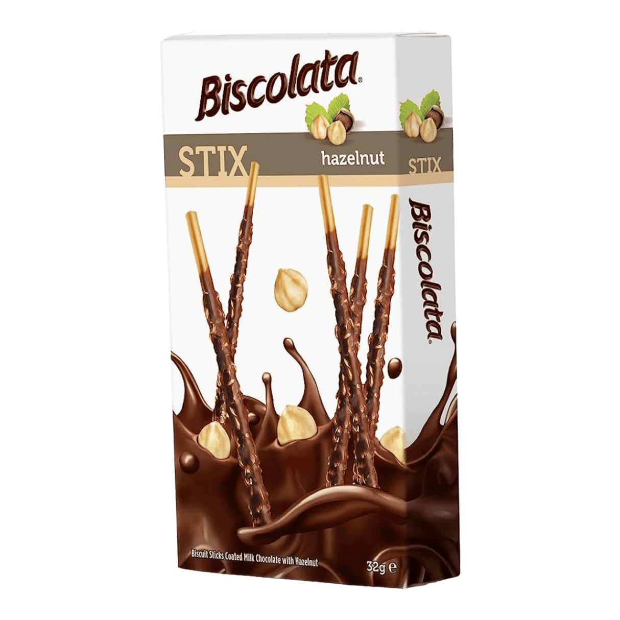 Biscolata Stix Hazelnut Biscuits (32g) - CrescentMarket