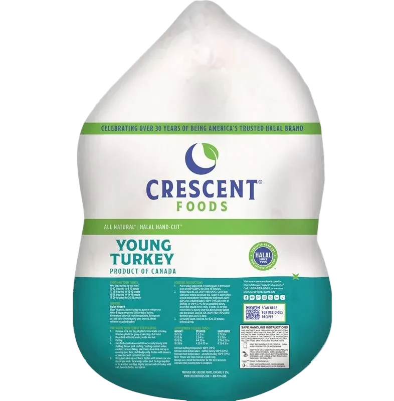 Crescent Foods Halal Turkey Preorder
