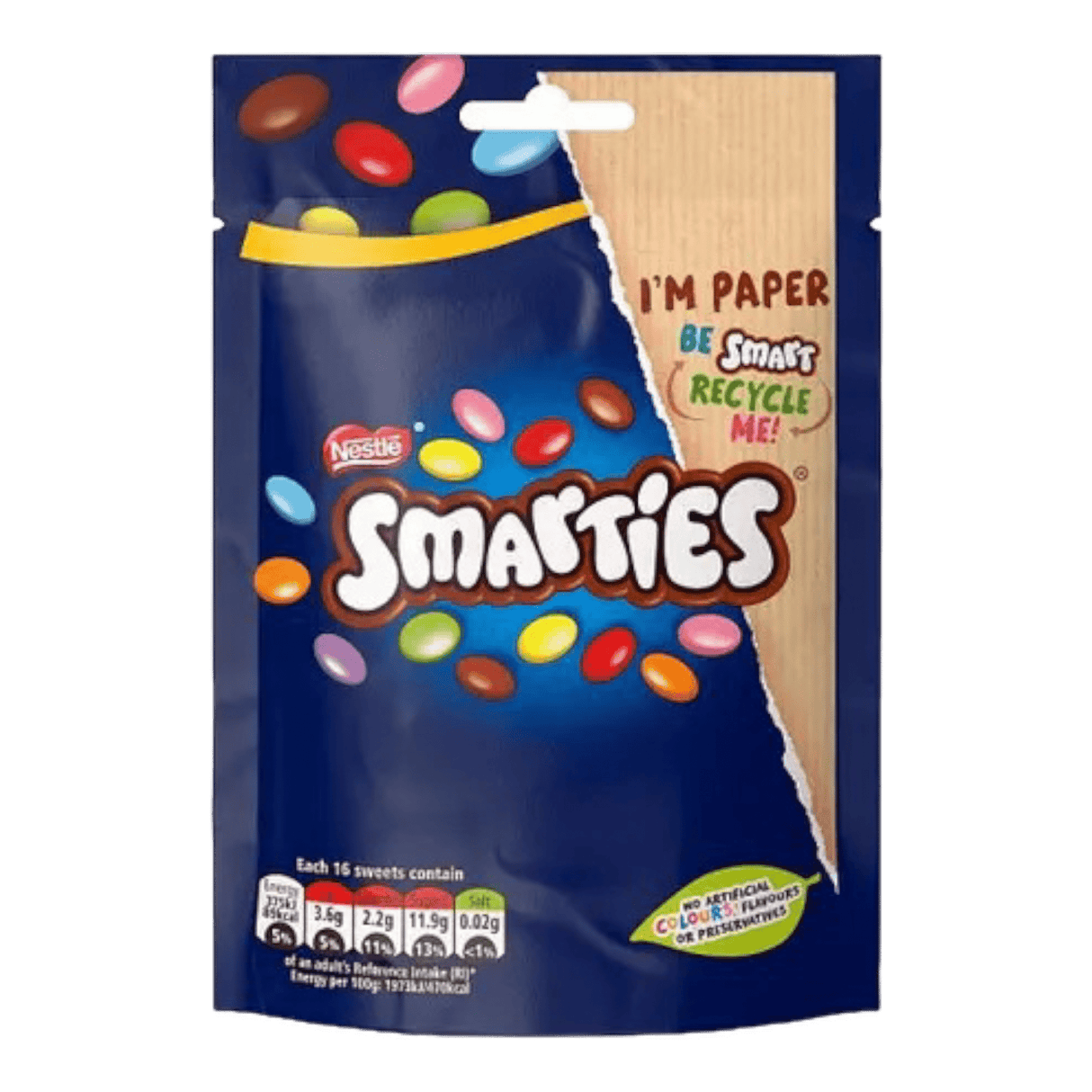 Nestle Smarties Chocolate Bag (UK) - CrescentMarket