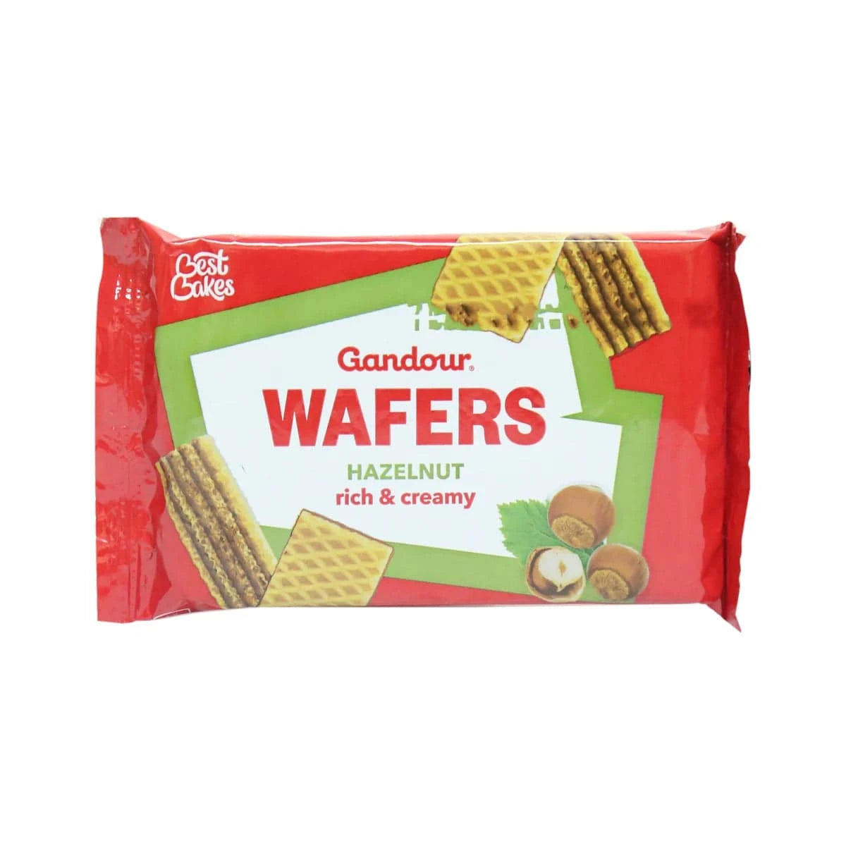 Gandour Hazelnut Wafers 12pc - CrescentMarket