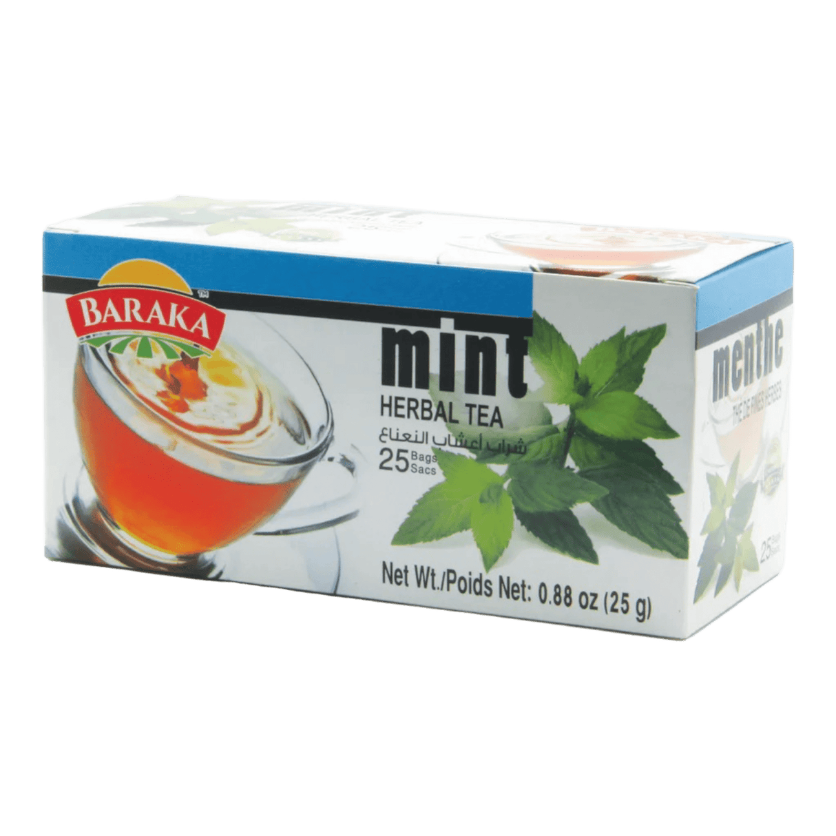 Baraka Mint Herbal Tea bags (25ct) - CrescentMarket