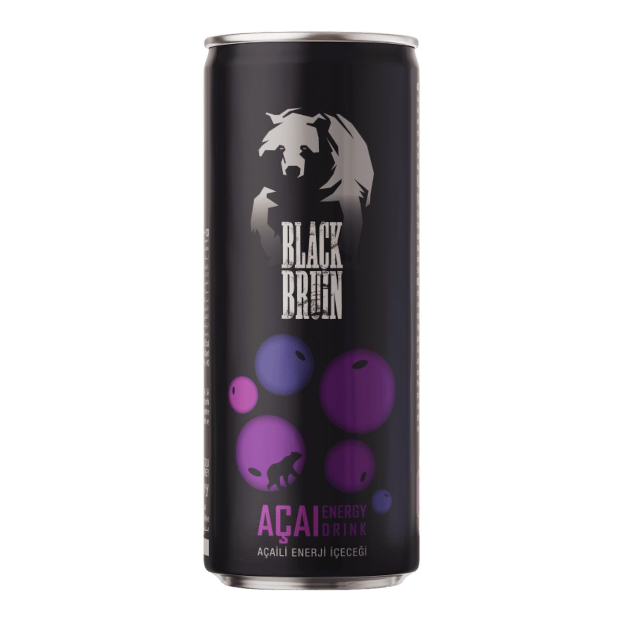 Black Bruin Açaí Energy Drink 8oz - CrescentMarket