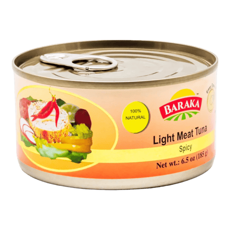 Baraka Spicy Light Meat Tuna 185gr - CrescentMarket