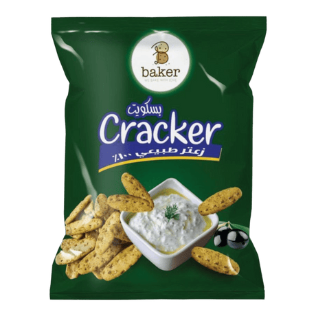 Baker Zaatar crackers 45gr - CrescentMarket
