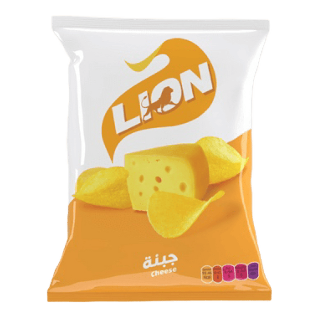 Lion Cheese Chips Large Bag 135g - CrescentMarket