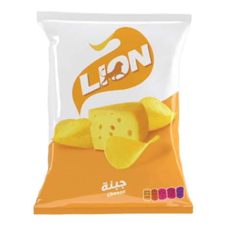Lion Cheese Chips Large Bag 135g - CrescentMarket